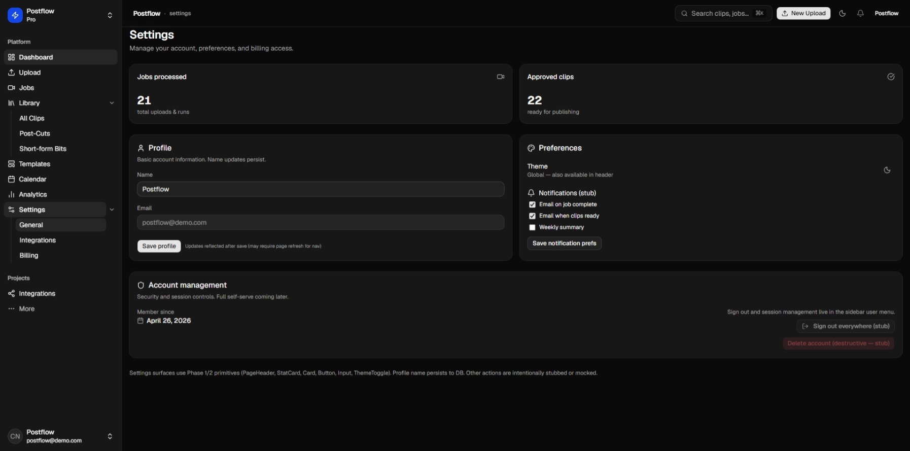Postflow - Main Application screenshot 9